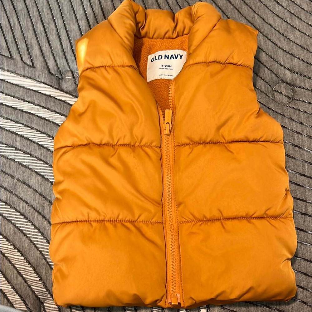 Old Navy Orange Kids Vest
